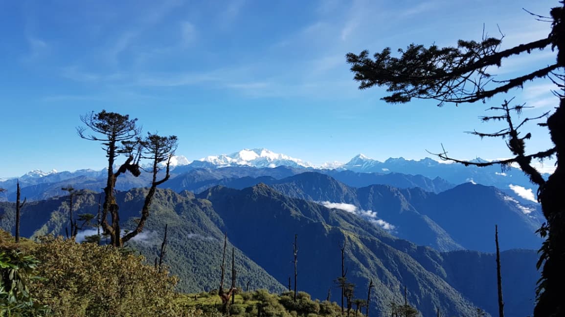 view from the Phoktey dara